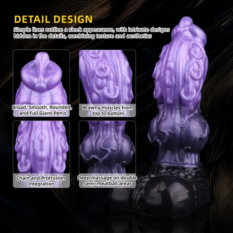 ๐ Dual Density Dragon Dildo โ Soft Touch Fantasy Dragon Toy with Suction Cup