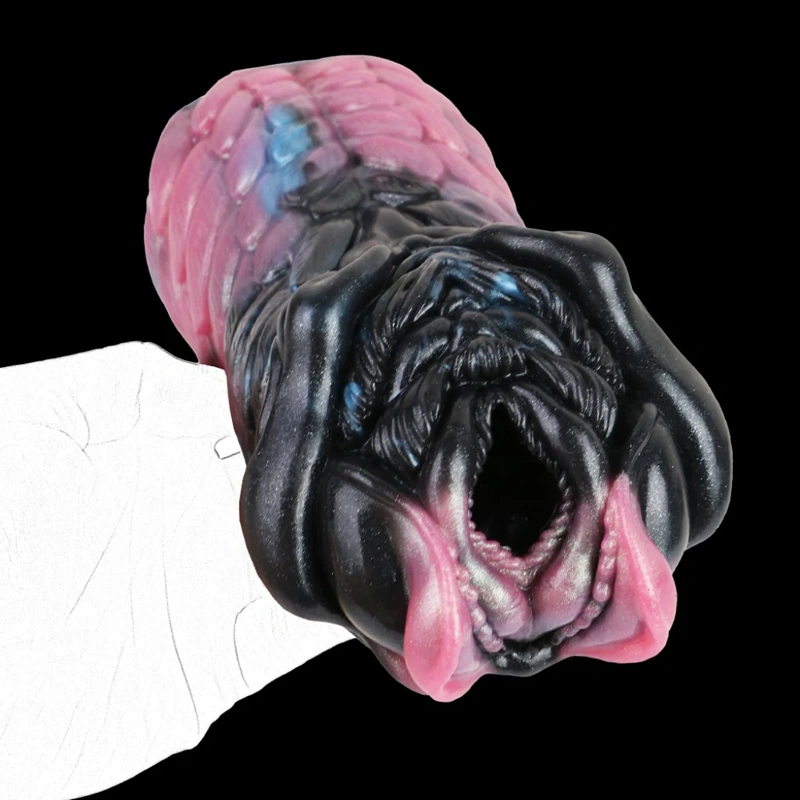👽 Fantasy Alien Pussy Sex Toy – Alien Fleshlight Male Masturbator with Deep 4.72in Canal