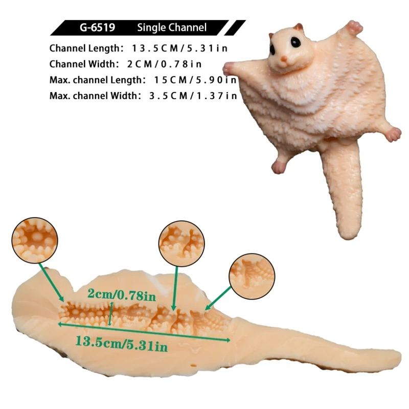 Flying Squirrel Cartoon Fleshlight – Fantasy Creature Pocket Stroker for Furry Fandom Male Toys