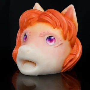 🐎 Furry Horse Mouth Masturbator – Fantasy Horse Head Fleshlight Blowjob Sex Toy
