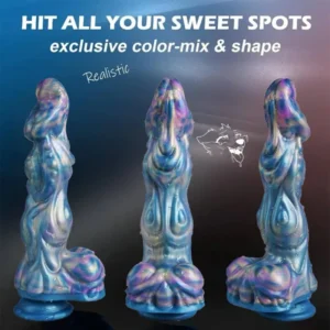 vibrating dog knot dildo