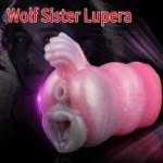 🐺 Wolf Fleshlight – Furry Fantasy Wolf Pocket Pussy Double Hole Masturbator
